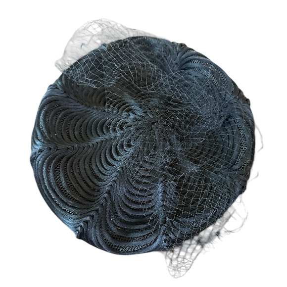 Vintage Intricate Pillbox Hat - Styled By Coralie- 22 1/2 - Picture 4 of 5